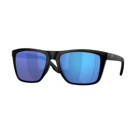 Costa Men's Mainsail XL - Matte Black - Blue Mirror - 580G - Polarized Glass