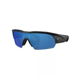 Costa Men's Pilothouse Pro - Matte Black - Blue Mirror - 580P - Polarized Polycarbonate