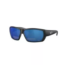 Costa Men's Tuna Alley Readers Series - Matte Black Frame - Blue Mirror