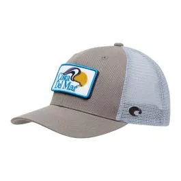 Costa Patch Velcro Trucker Hat - Olive Shale