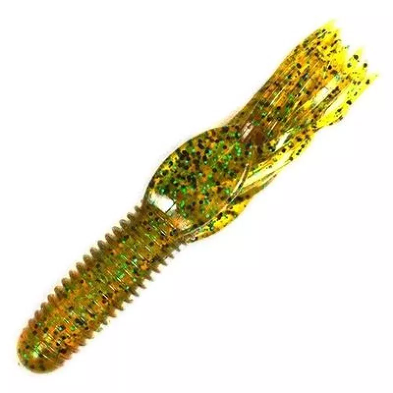 Craw Tube 4- Pumpkin Green