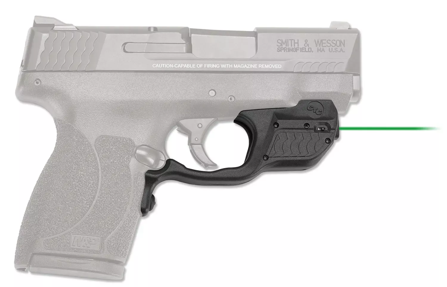 Crimson Trace Laserguard Green Laser Fits S&W M&P Shield
