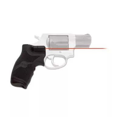 Crimson Trace LG-385 Lasergrips for Taurus Revolvers (Rubber Overmold), Red Laser