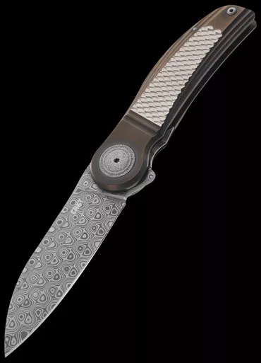 CRKT Monument Damast Folding Knife