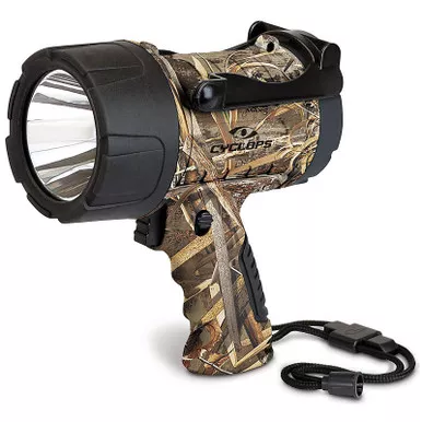 Cyclops 350 Lumen Waterproof Spotlight LED 3 AA Batteries Polymer RT Max-5