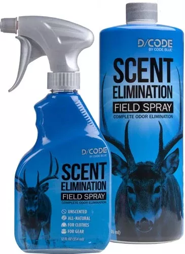 D-code Scent Elimination Spray – Refill Combo 12fl Oz/32fl Oz