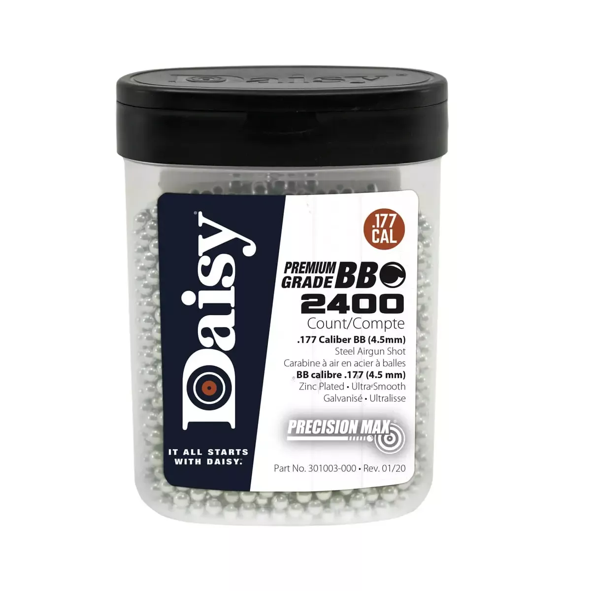 Daisy 2400-Count PrecisionMax BB Bottle