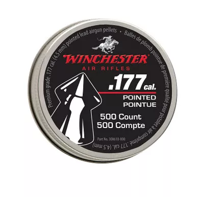 Daisy 987416-446 Premium Grade Winchester .177 Caliber Pointed Pellets 500 Count
