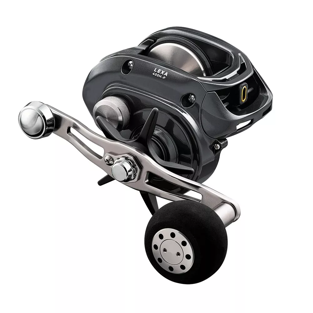 Daiwa Lexa 300 Baitcasting Reel – Left Hand – Hyper Speed – Power Handle [LX300HL-P]