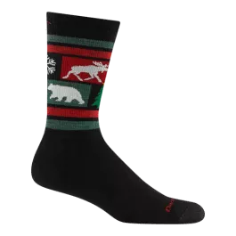 Darn Tough Men's Winterlandia Light Cushion Crew Socks - Coal - M