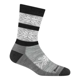Darn Tough Womens Elsa Crew Lightweight Lifestyle Socks - Silver - M