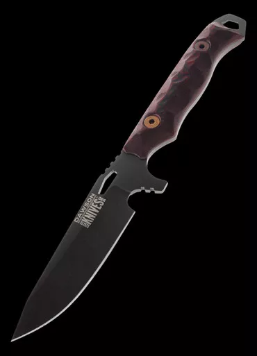 Dawson Knives Outcast Red G10 Fixed Blade