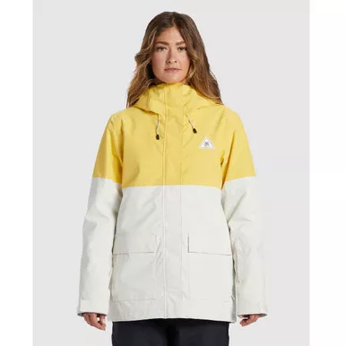 DC Women's Liberate Cream Gold Jacket (ADJTJ03038-YHK0)