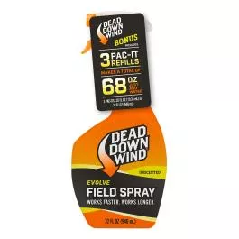 Dead Down Wind Evolve Field Spray (32oz and 3 Pac-It Refills)
