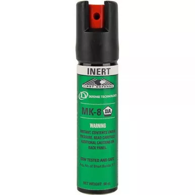 Defense Technology 5189 First Defense Inert Stream Delivery (MK-8) Training Spray w/ Key Chain, .68 Ounces