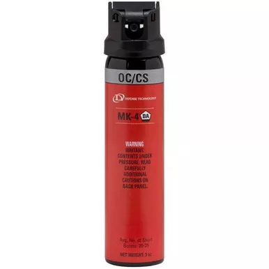 Defense Technology 56045 First Defense Stream Delivery (MK-4) Pepper Spray OC/CS, 3.0 Ounces