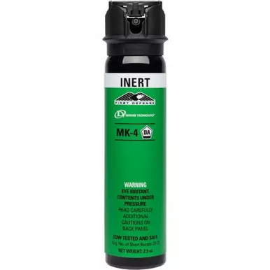 Defense Technology 56441 First Defense Inert Gel Delivery (MK-4) Training Spray, 2.5 Ounces