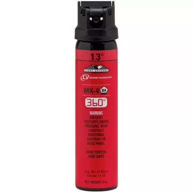 Defense Technology 56843 First Defense 360 Stream Delivery (MK-4) Pepper Spray 1.3% OC, 3.0 Ounces