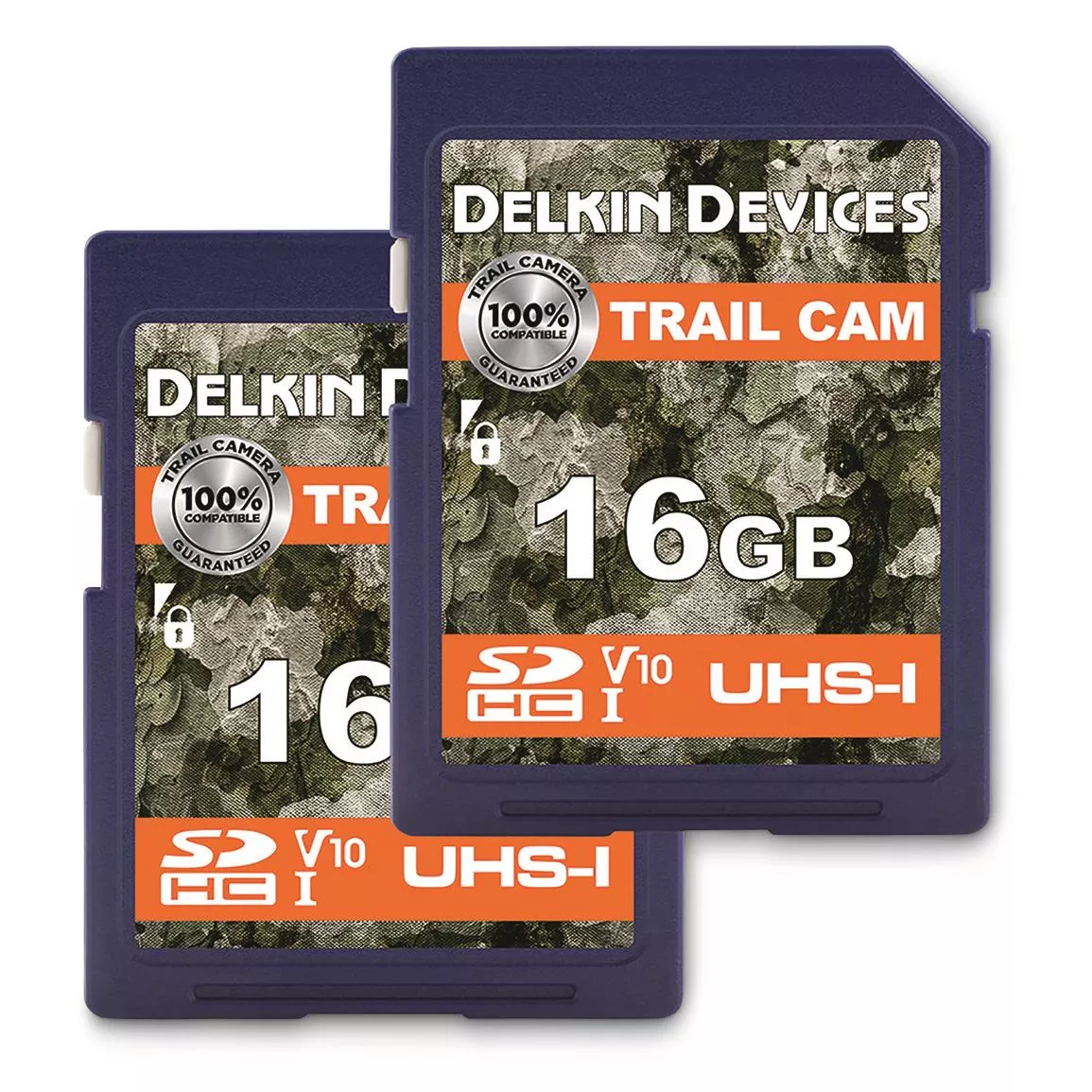Delkin Trail Cam SD Memory Card 16GB2 Pk. #DDSDTRL-2X16