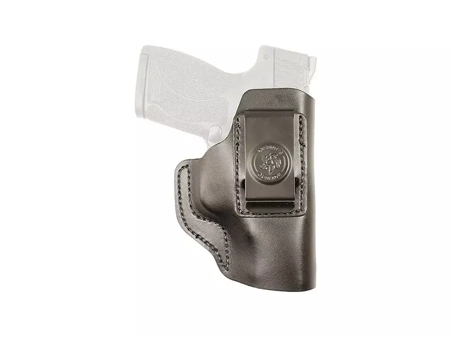 Desantis Gunhide Insider IWB Leather Belt Clip, Black, Right