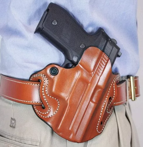 Desantis Speed Scabbard Holstr – Rh Owb Leather Sig P250c Tan