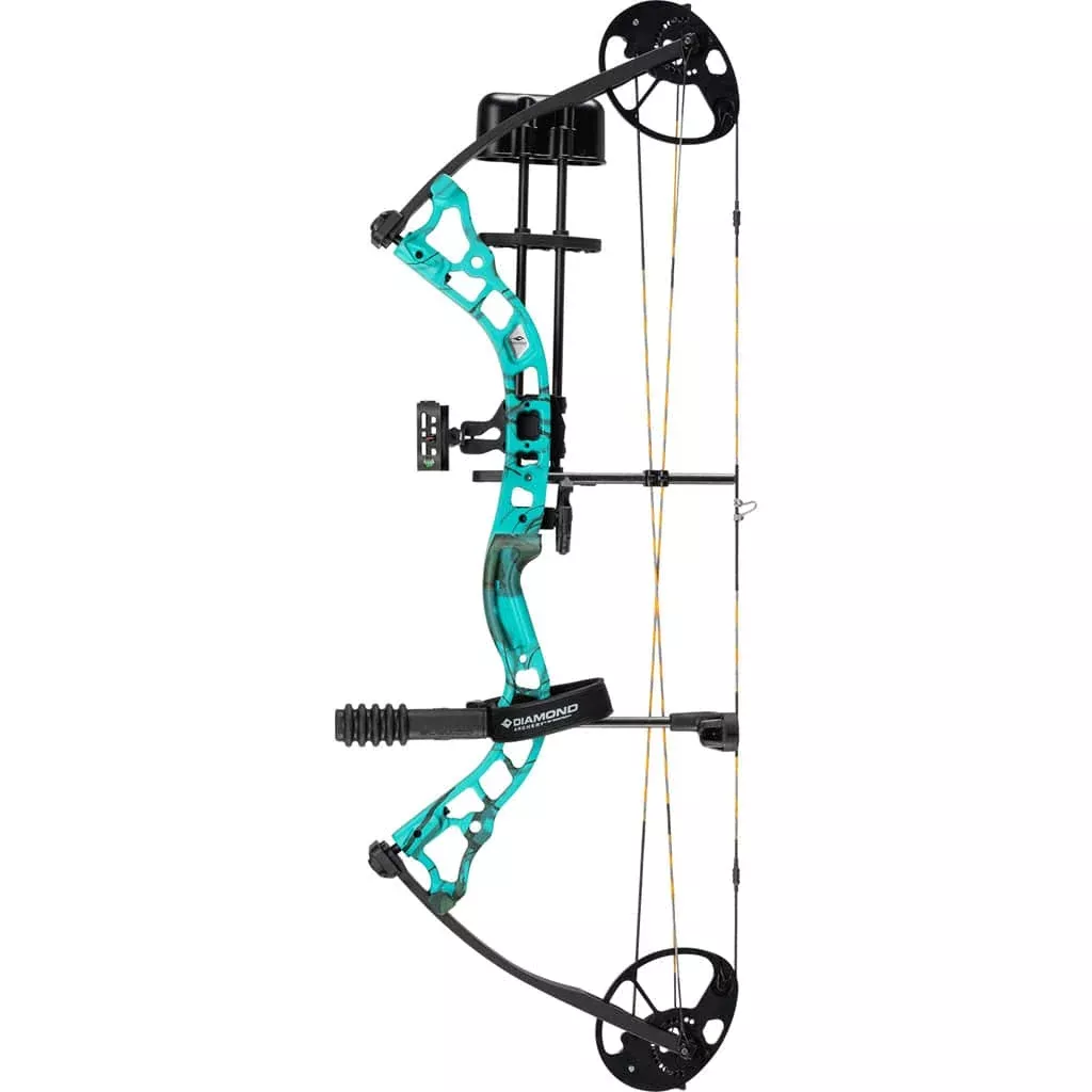 Diamond Infinite 305 Bow Package Teal Country Roots 70 Lb. Rh