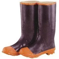 Diamondback Black And Red Rubber Knee Boot, Size 10