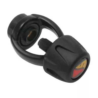 DIVE RITE Black Din To Yoke Adapter (RG1225-XT)