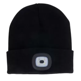 DM Merchandising Night Scope LED Beanie - Black