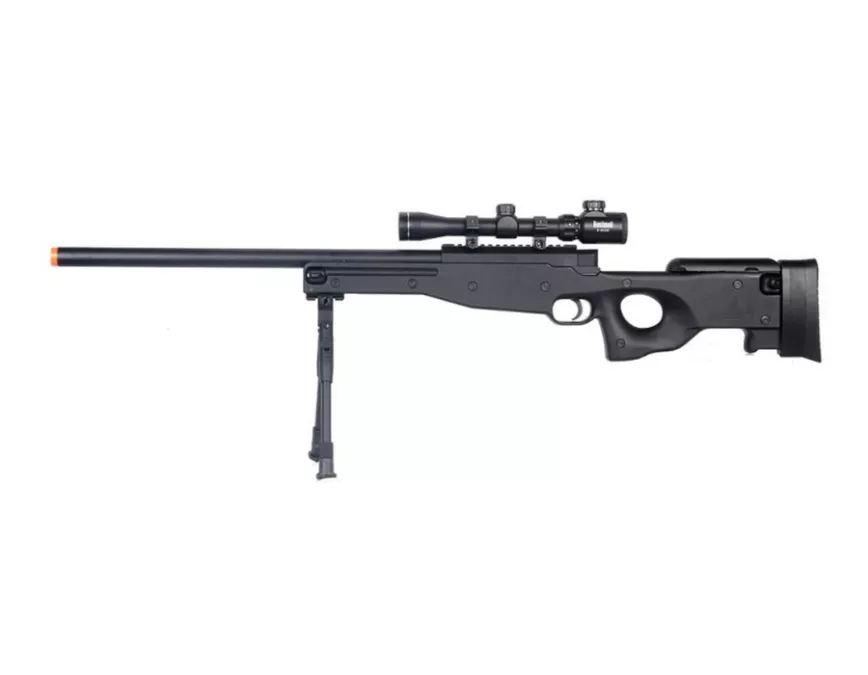 Double Eagle M59P Airsoft Sniper Rifle w/ Scope and Bipod