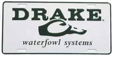 Drake License Plate – White