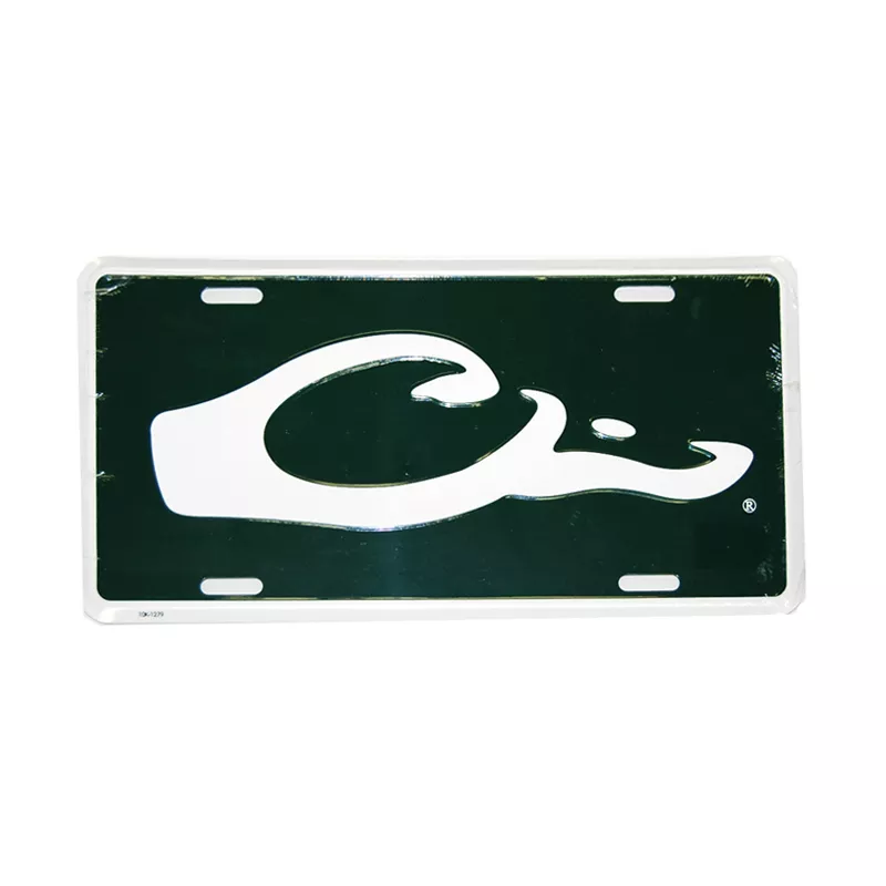 Drake Logo License Plate – Green