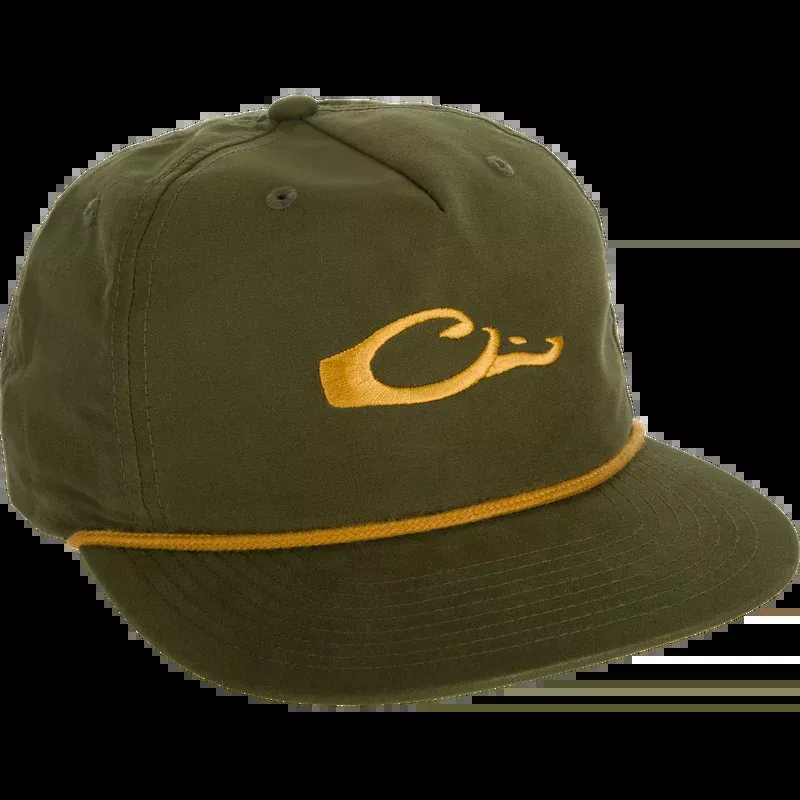 Drake Logo Rope Cap Loden/Gold #DH1721LDG