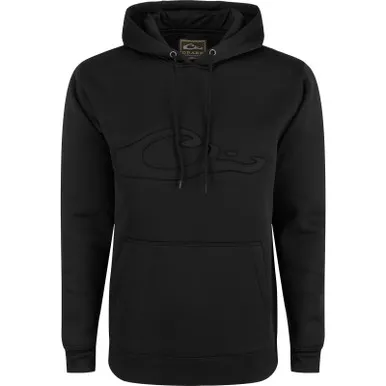 DRAKE Men's Back Eddy Embossed Hoodie (DW2298)