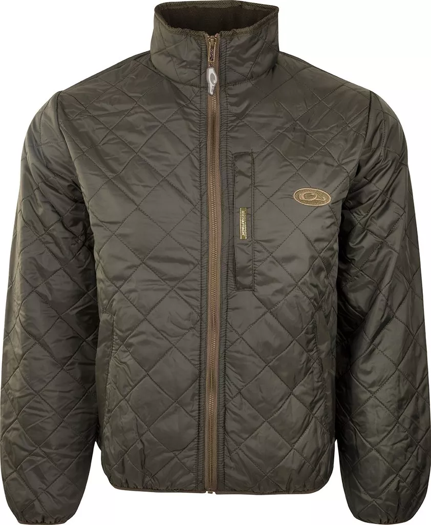 Drake Men’s Delta Fleece-Lined Quilted Jacket #DW1071