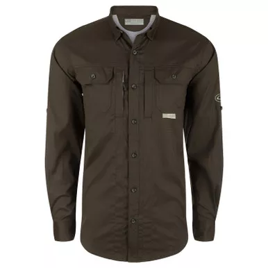 DRAKE Men's Wingshooters Trey Dobby Button-Down LS Shirt (DS2606)