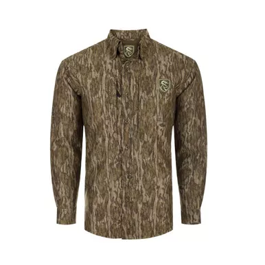 DRAKE MST Mossy Oak Bottomland Microfleece Softshell Shirt (DNT7535-006)