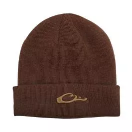 Drake Waterfowl Men's LST Rib-Knit Stocking Cap - Brown