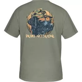 Drake Waterfowl Men’s Pop Art Old School Lab Short Sleeve Tee