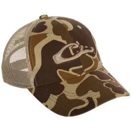 Drake Waterfowl Mesh Back Camo 6-Panel Cap - Old School