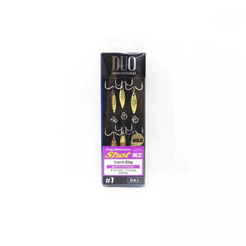 Duo Bladed Treble Hook Drag Metal DS-GB #7 (5490)
