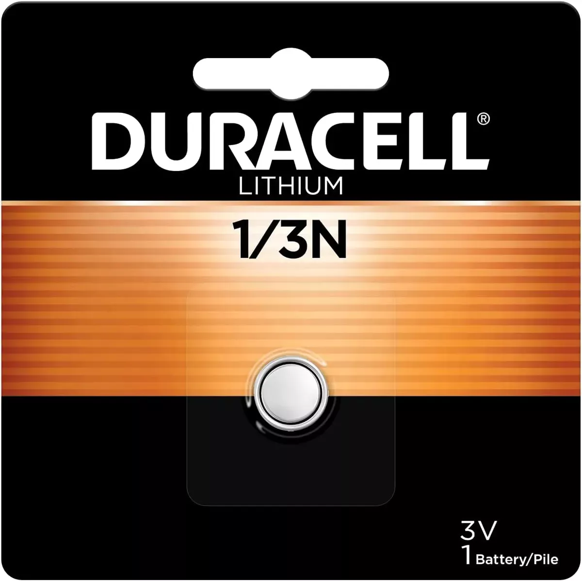 Duracell Lithium 1/3N 3V Lithium Button Cell Battery 1 Per Pack