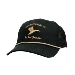 DUX Waterfowl Co DUX Mallard Rope Hat – Black