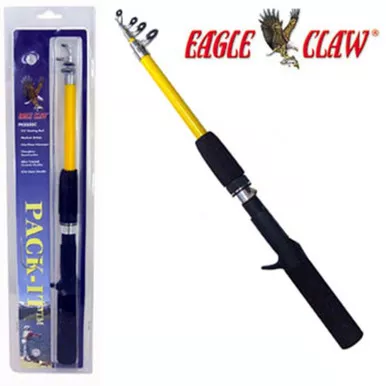 EAGLE CLAW PK555SC PACK-IT TELE 5'6" SPINCAST ROD