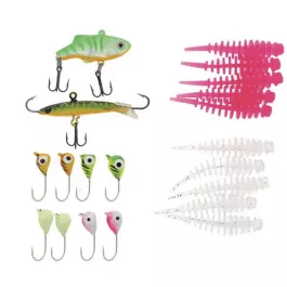 Eagle Claw Pro Series Walleye Ice Lure Kit, 20 Piece