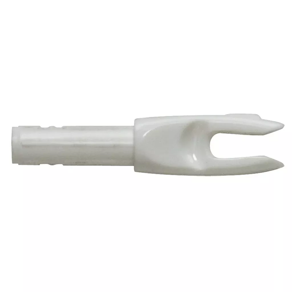 Easton 4mm G Nocks White Large Groove 12 Pk.