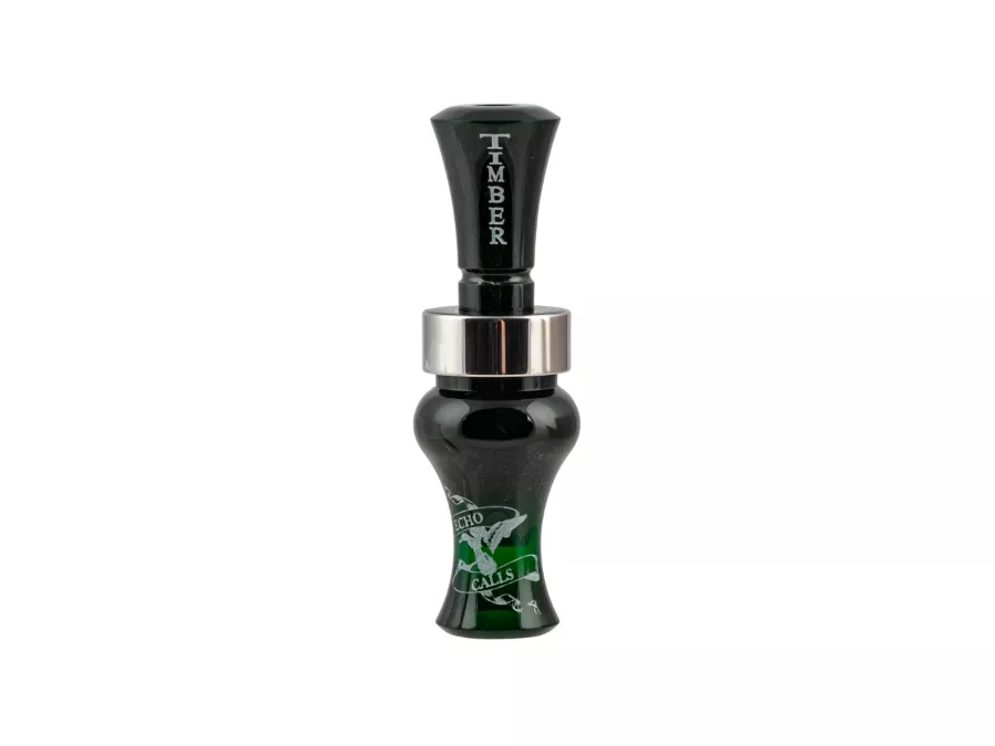 Echo Calls Timber Single Reed Duck Call, Dark Green