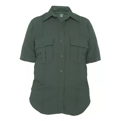 Elbeco 8804LC Women's TexTrop2 Zippered Short Sleeve Polyester Shirt