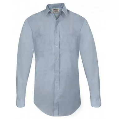 Elbeco CA23 Men's Express Long Sleeve Dress Shirt, Blue