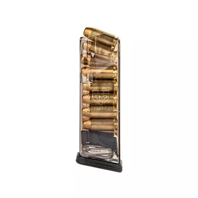 Elite Tactical Systems GLK-23 Standard 13 Round Mag .40 Caliber Magazine for Glock 23 27, Clear Polymer